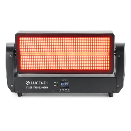 Stroboskop LED RGBW reflektor dyskotekowy STAGE STROBE 2000MH Lucendi