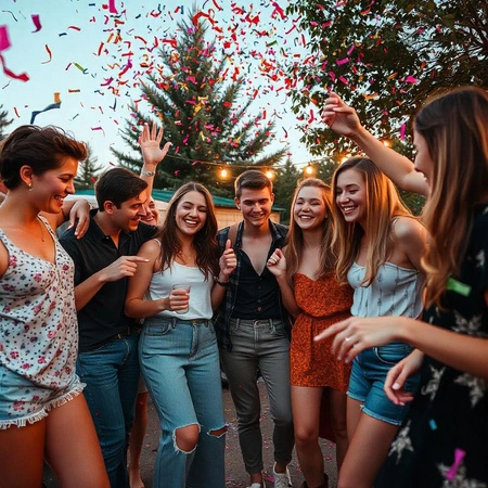 Zestaw: Wyrzutnia konfetti na CO2 CANNON 1000+ case Firefog+ konfetti wielokolorowe 3x5kg