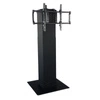 Czarny totem 100-175cm PTS25B-TV tower z akcesoriami