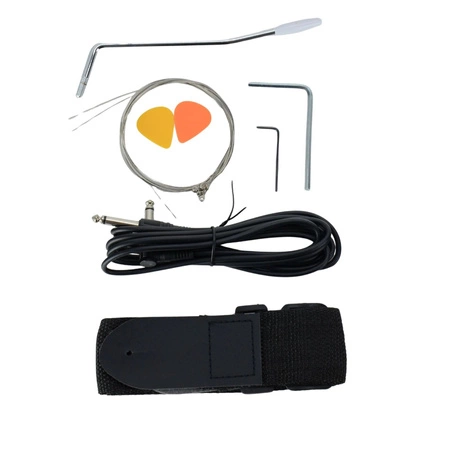 Gitara elektryczna - kompletny zestaw -Golden Guitar STEG-35 Czarny