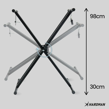 Podwójny statyw pod keyboard Hardman