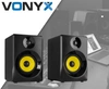 Aktywne monitory studyjne Vonyx SMN30B 60W - czarne