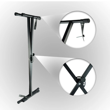 Statyw pod keyboard organy wysokość 30-98cm Hardman