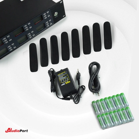 Zestaw mikrofonów konferencyjnych UHF Audioport SKF-08