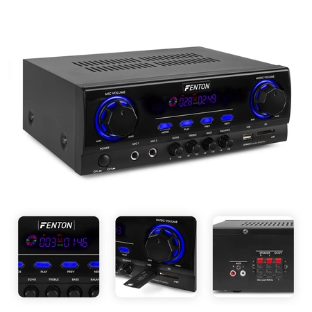 Wzmacniacz karaoke 2x 200W BT AV440 Fenton