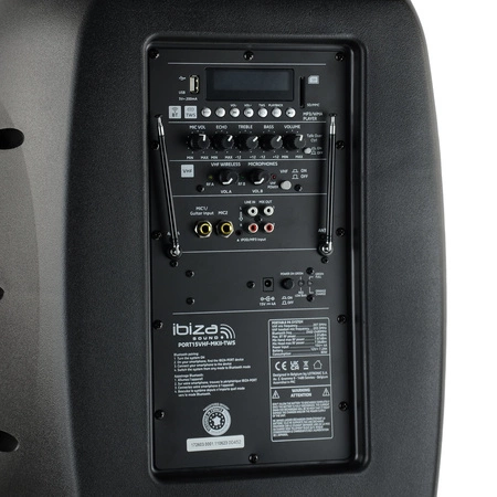 Kolumna mobilna Ibiza PORT15VHF-MKII-TWS