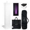 Biały totem duży 135-250cm PTS24W statyw sceniczny DJ z akcesoriami