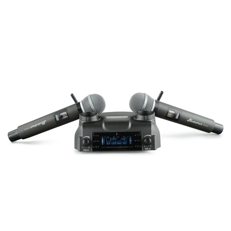 Zestaw mikrofonów bezprzewodowych doręcznych UHF+ stacja ładująca Audioport MCD-U2