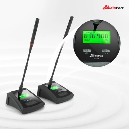 Zestaw mikrofonów konferencyjnych UHF Audioport SKF-08