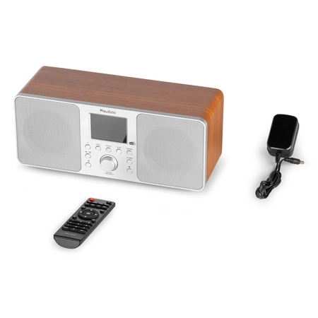 Radio cyfrowe Genua DAB+ FM stereo Audizio srebrny