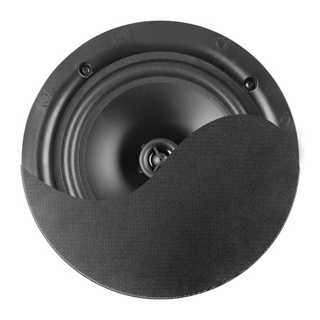 Zestaw czarnych głośników sufitowych 12 x 8" NCSP8B z wzmacniaczem