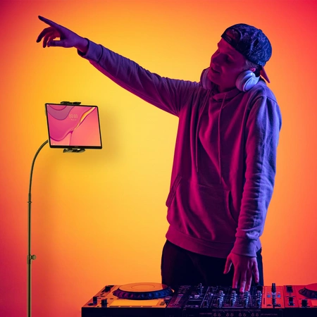 Składany statyw podłogowy z uchwytem na tablet S10TH Vonyx