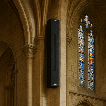 Głośnik kolumnowy 100V Power Dynamics czarny