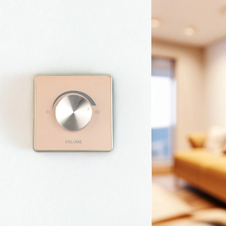 Regulator głośności 50W/100V - ARG5 złote szkło Audioport