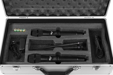 Bezprzewodowy zestaw mikrofonowy Power Dynamics PD632H