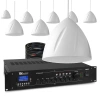 Zestaw białych głośników wiszących 8 x 5.25" PDS40W z wzmacniaczem