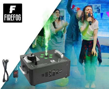 Wytwornica dymu pionowego z LED RGB 1200W Goliath1200LED DMX pilot /Firefog