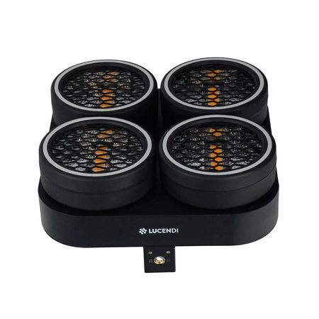 Reflektor LED RGB COB DMX lampa retro R4 Lucendi