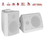 Zestaw kolumn zewnętrznych 4" 100W PD BGO40 białe