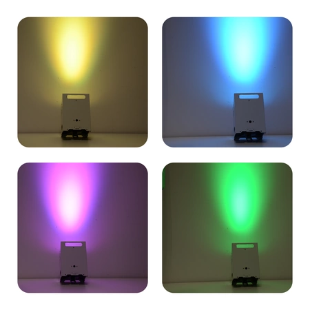 4x Oświetlacz bateryjny PARLED-W15WH LED RGBAW 60W AFX Lihgt+ 4x osłona przeciwdeszczowa gratis