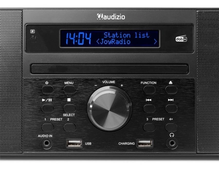Radioodtwarzacz PRATO ALL-IN-ONE USB CD / DAB+ czarny Audizio