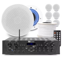 6 strefowy system multi room 12 x 6.5" ESCS6 z wzmacniaczem bluetooth