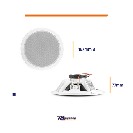 Głośnik sufitowy 1szt CSPS6 16 omów 6,5" Power Dynamics