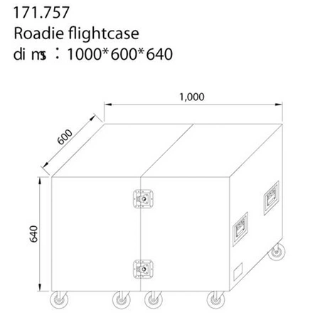 PD-FA4 8 Drawer Engineering Case