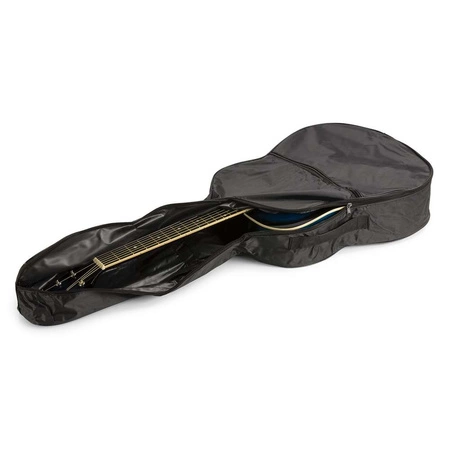 Zestaw: Gitara akustyczna Max Solojam Western niebieska MAX +akcesoria, statyw i pulpit na nuty