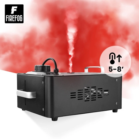 Zestaw: Wytwornica dymu pionowego z LED RGB 1200W Goliath1200LED DMX pilot /Firefog + płyn 1L