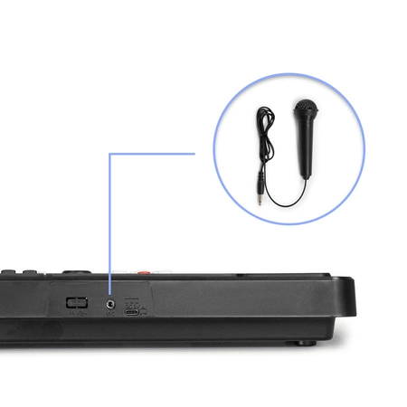 Keyboard dla dziecka 49 klawiszy akumulator/ mikrofon KD49 Max