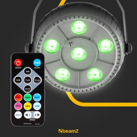 Reflektor Party Par bateryjny 6X 2W RGB Beamz