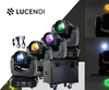 Zestaw: 4x Głowa ruchoma BEAM100 Lucendi + Case