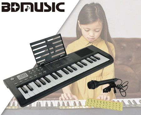 Keyboard edukacyjny dla dzieci 37 klawiszy mikrofon BD-376 BDMusic