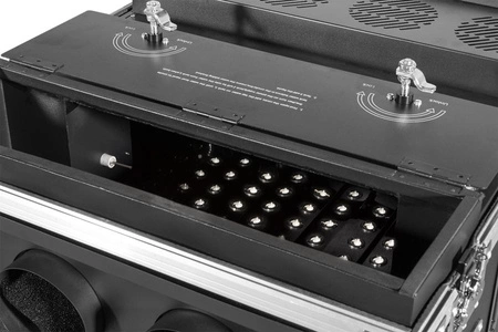 Zestaw: Wytwornica dymu ciężkiego DMX LF6000+ płyn do dymu niskiego 5L Beamz