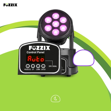Ruchoma głowa MHC706 7x6W RGBW Fuzzix