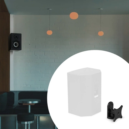 Uchwyt ścienny kolumnowy obracany do głośników PDW czarny PDWSB Power Dynamics