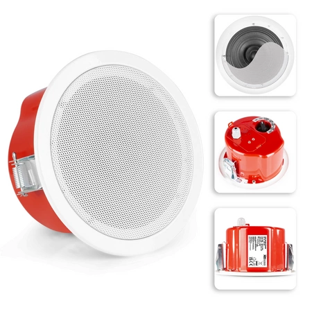 Zestaw głośników sufitowych z osłoną 4 x CSF6 6.5" z wzmacniaczem