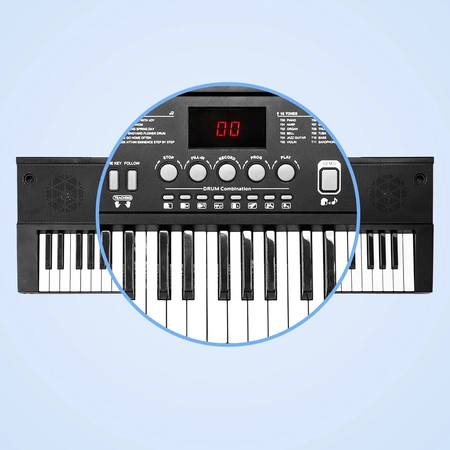Keyboard 61- klawiszy bateryjny+ mikrofon KB15 Max