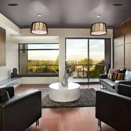 Głośnik sufitowy niskoprofilowy 100V 8" 40W czarny NCSP8