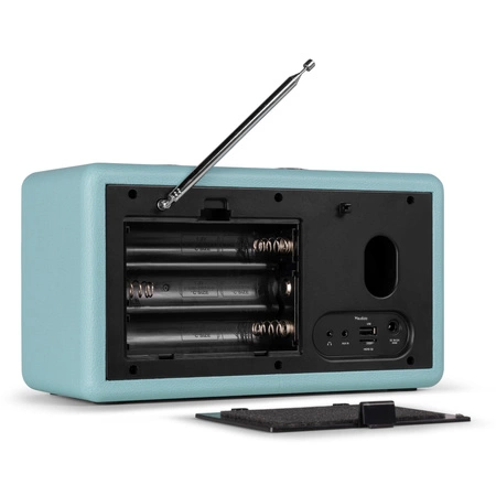 Radio retro DAB FM BT Tune60 Audizio niebieskie