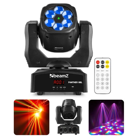  Głowa ruchoma Panther80L LED Bee Eye Beamz