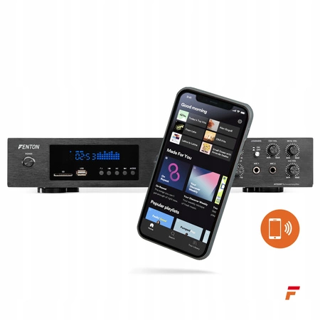 Zestaw kina domowego: kolumy Fenton 5.0 Orzech + wzmacniacz Surround 5.1