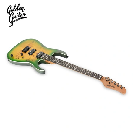 Gitara elektryczna superstrat -Golden Guitar Strat2 zielony