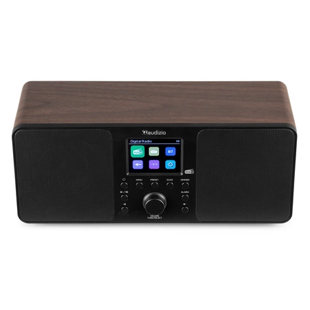 Radio cyfrowe Genua DAB+ FM stereo Audizio brązowe
