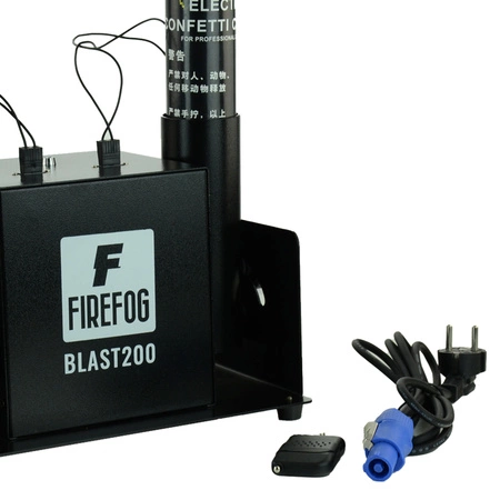 Podwójna elektryczna wyrzutnia konfetti pilot BLAST200 Firefog