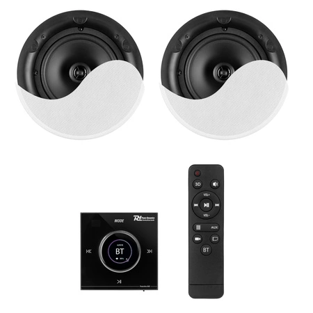Zestaw audio dla domu Powerline B50BSet do montażu w ścianie z 2 głośnikami sufitowymi