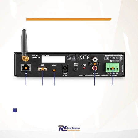 Zestaw instalacyjny Wi-Fi WT240A z głośnikami FCS8
