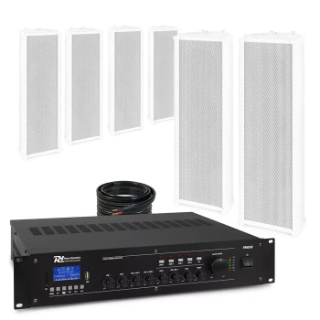 System zewnętrznych głośników 6 x OCS3 30W 100V IPX4 z wzmacniaczem