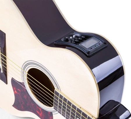 Zestaw: Gitara elektroakustyczna ShowKit Max naturalna+ wzmacniacz+ akcesoria